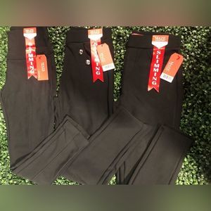 NWT 3 Pairs of Maze Collection Slimming Scuba Legging Stretch Pants Size…